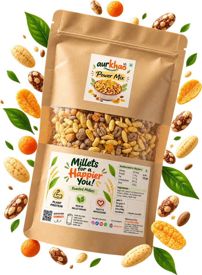 Aur Khao Power Mix pouch